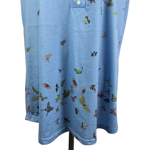 Just Fashion Now Butterfly Print Scoop Neck Sleeveless Tank Top Women's Large - Picture 3 of 9